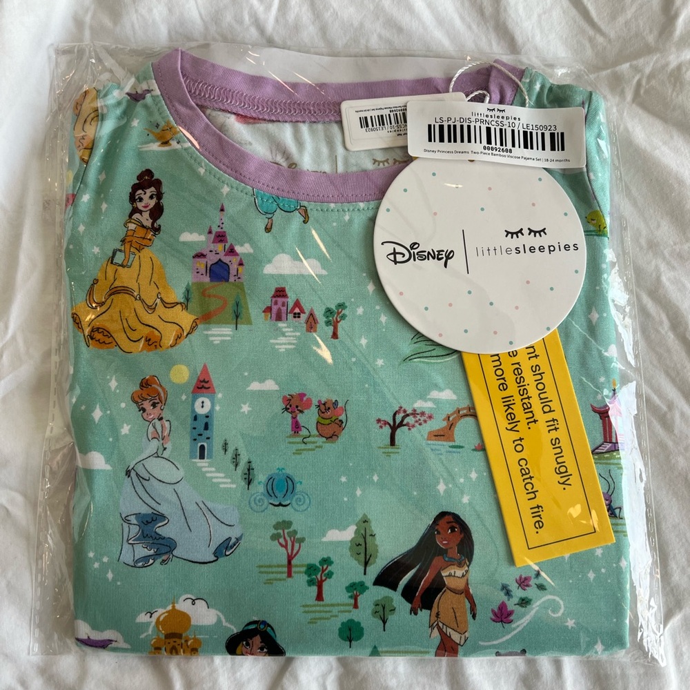 Little Sleepies Princesses Two Piece Pajamas